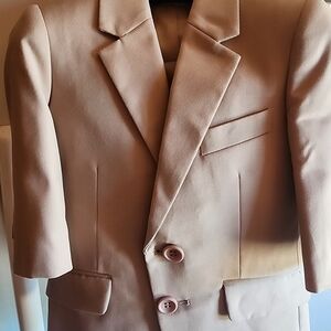 Classic Tan Boy's DMC 3 Piece Suit